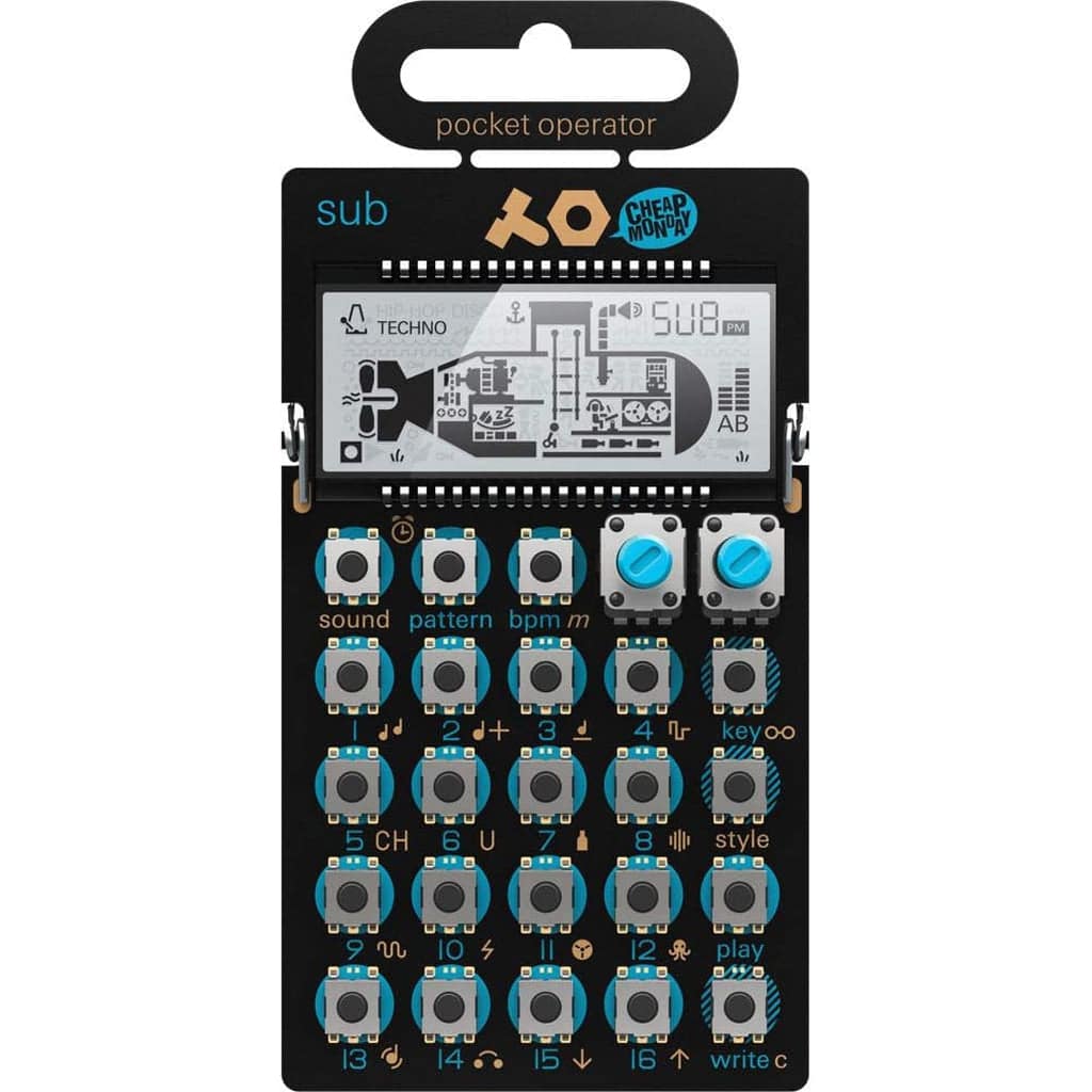 Teenage Engineering PO-14 Pocket Operator Sub Bass Synthesizer and Seq