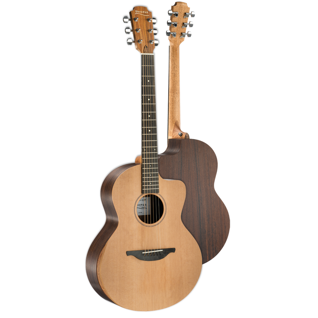 Sheeran by Lowden S03 Acoustic Guitar Cutaway with Indian Rosewood Body &  Cedar Top