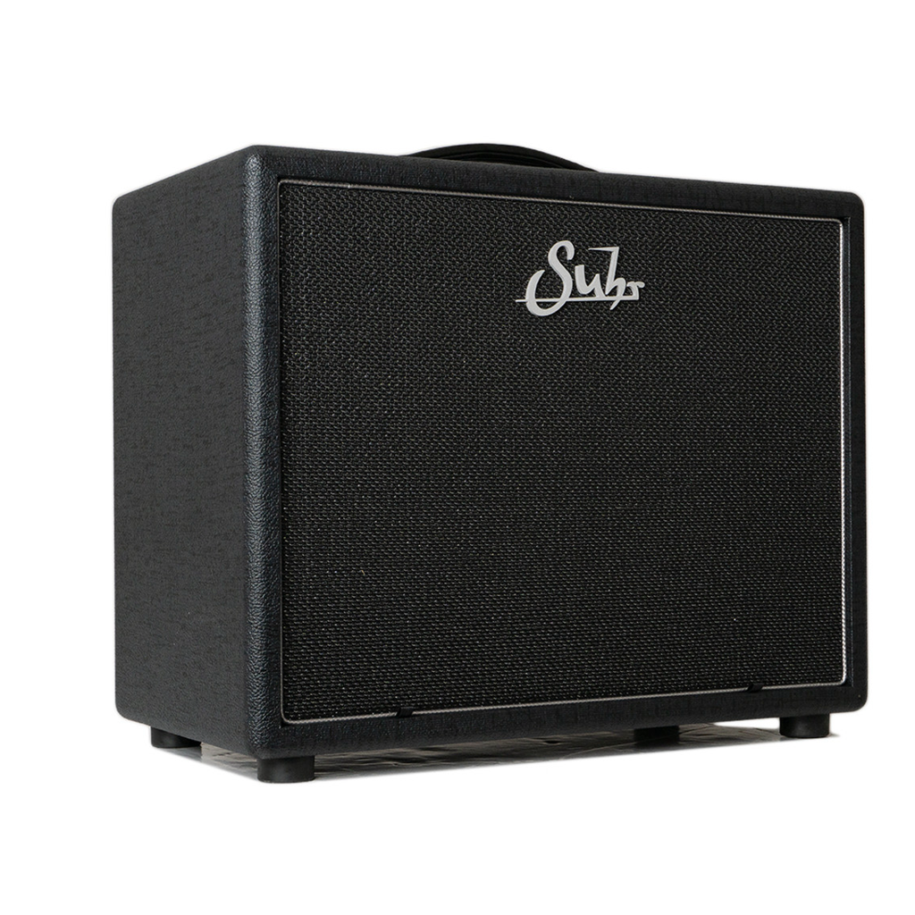 Suhr 1X12 Warehouse Veteran 30 Guitar Speaker Cabinet - Black and Silver