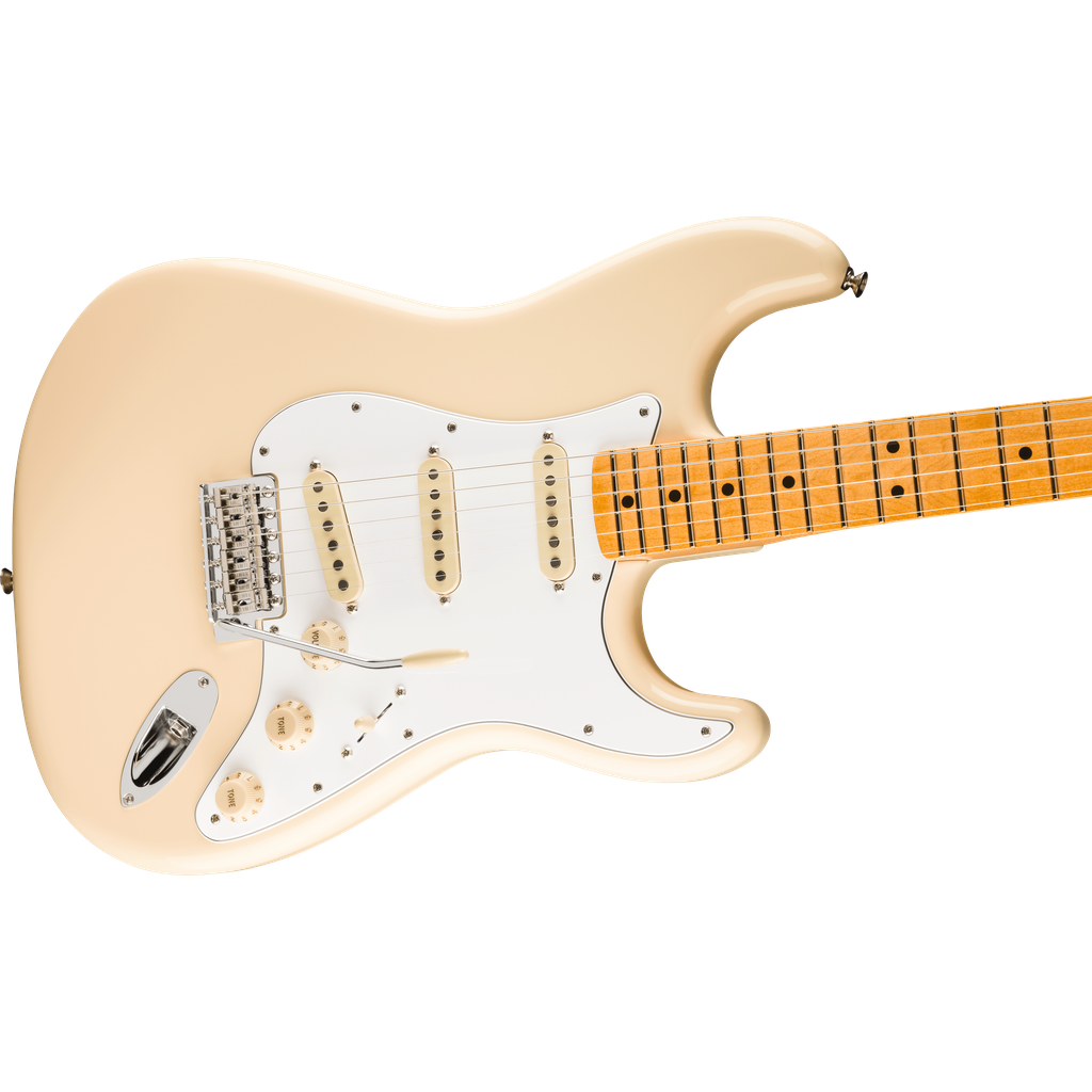 Fender Jimi Hendrix Stratocaster Electric Guitar - Olympic White with Maple Fingerboard