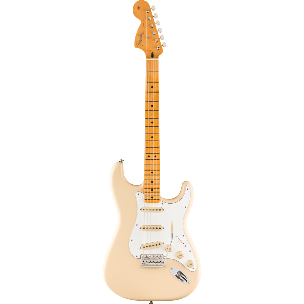 Fender Jimi Hendrix Stratocaster Electric Guitar - Olympic White with Maple Fingerboard