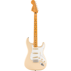 Fender Jimi Hendrix Stratocaster Electric Guitar - Olympic White with Maple Fingerboard