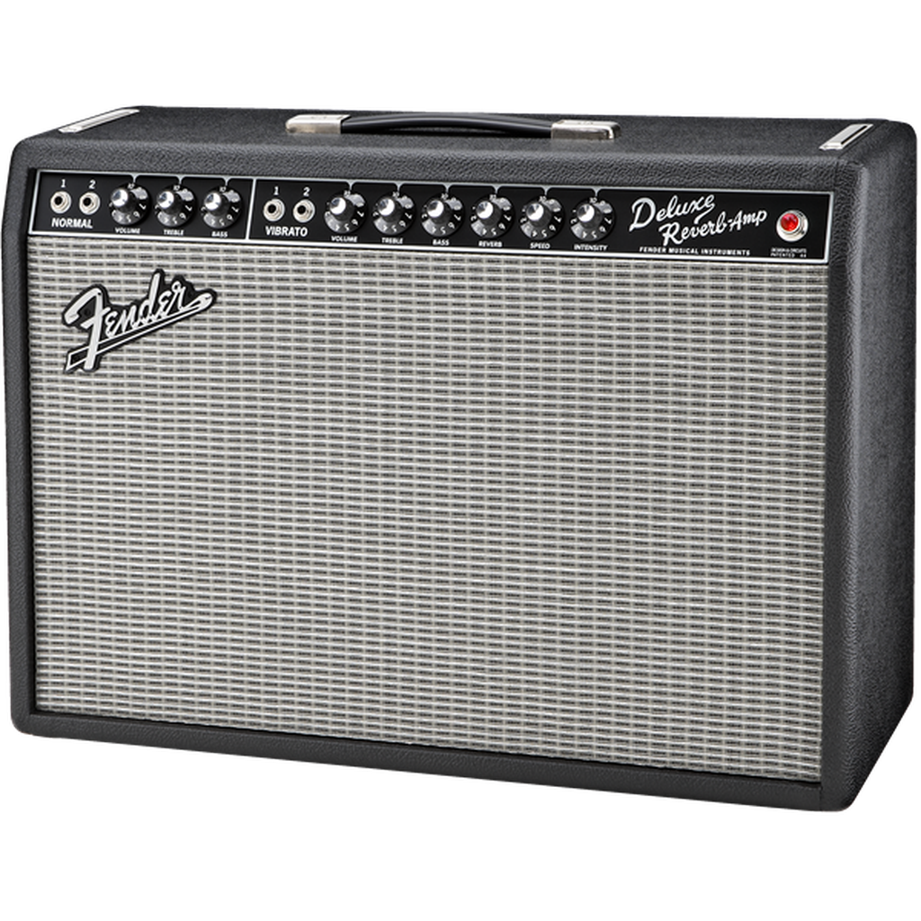 Fender '65 Deluxe Reverb 1x12" 22-watt Tube Guitar Combo Amp - Black