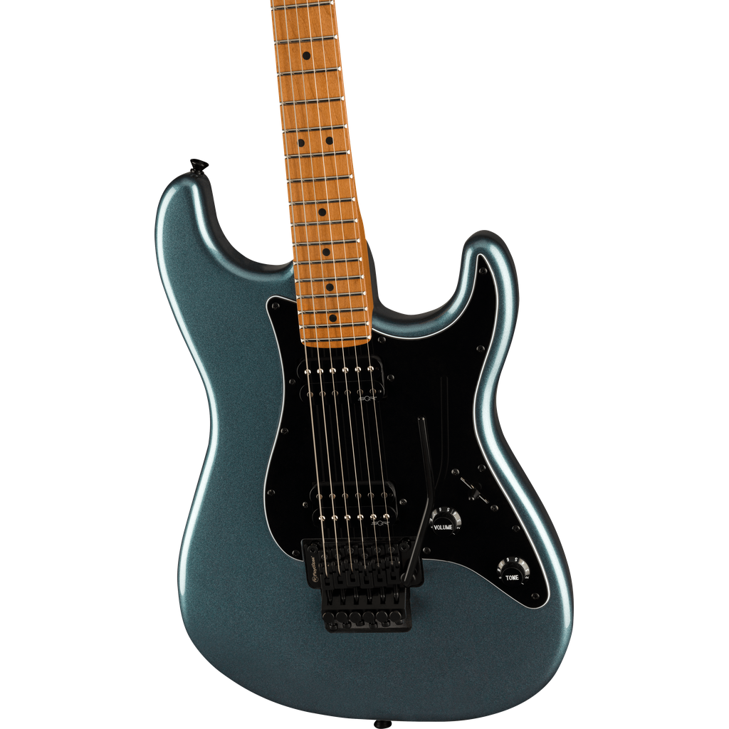 Squier Contemporary Stratocaster HH FR Electric Guitar - Gunmetal Metallic