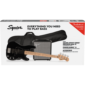 Squier Affinity Series Precision PJ Bass Guitar Pack