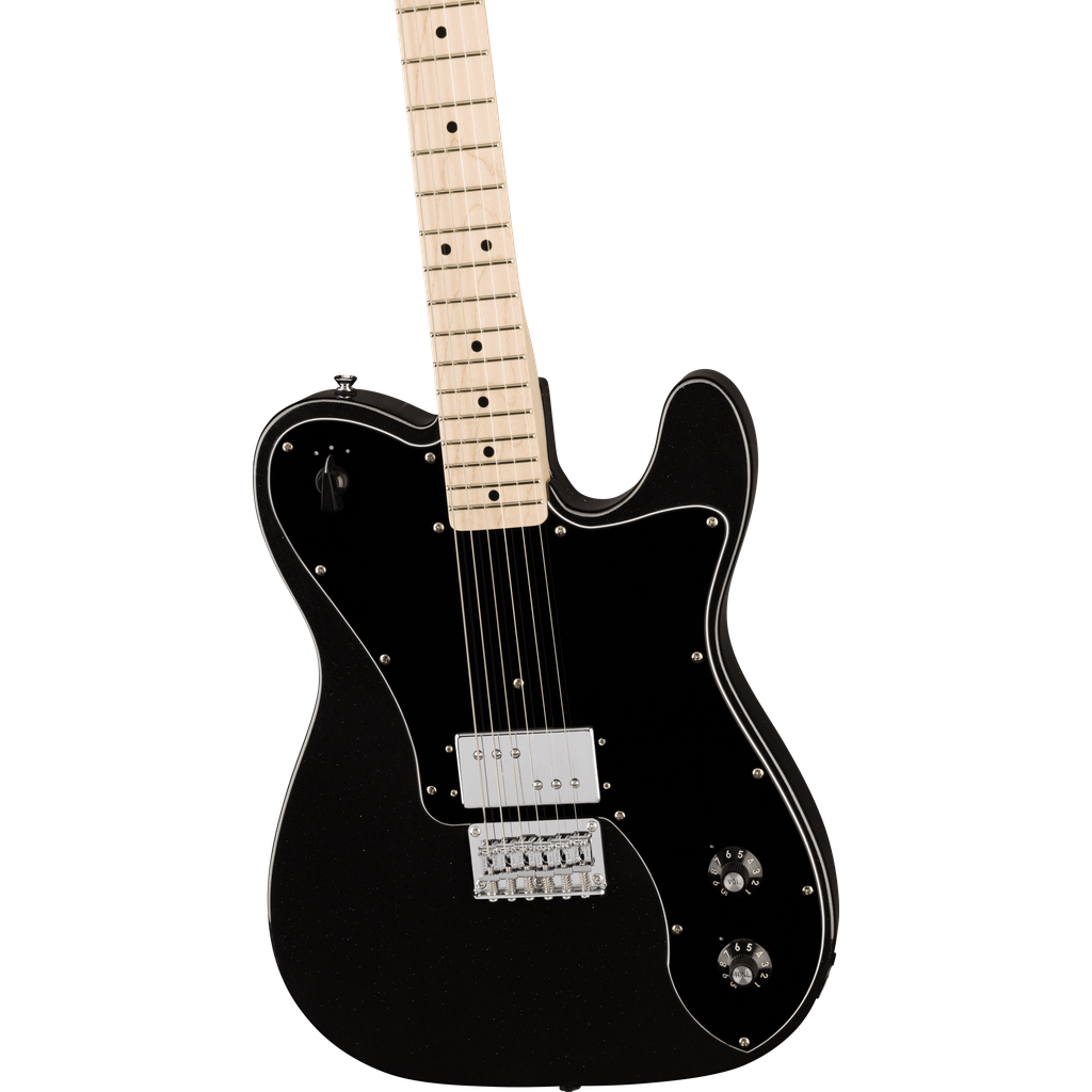 Squier Paranormal Esquire Deluxe Solidbody Electric Guitar - Metallic Black