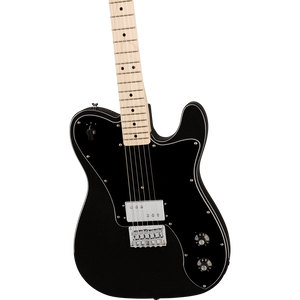 Squier Paranormal Esquire Deluxe Solidbody Electric Guitar - Metallic Black