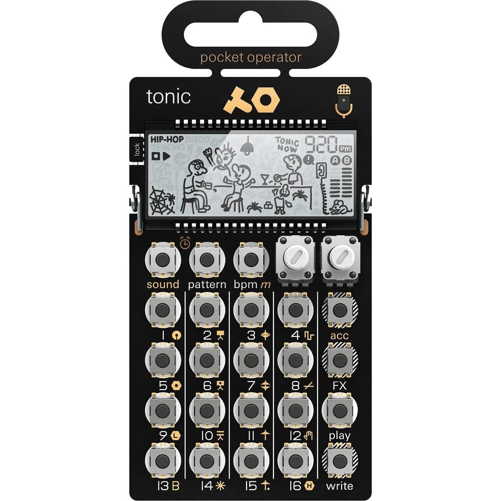 Teenage Engineering PO-32 Pocket Operator Tonic Drum Synthesizer - Irvine Art And Music