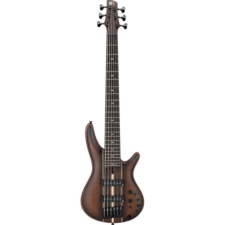 Ibanez Premium SR1356B 6-string Bass Guitar - Dual Mocha Burst Flat