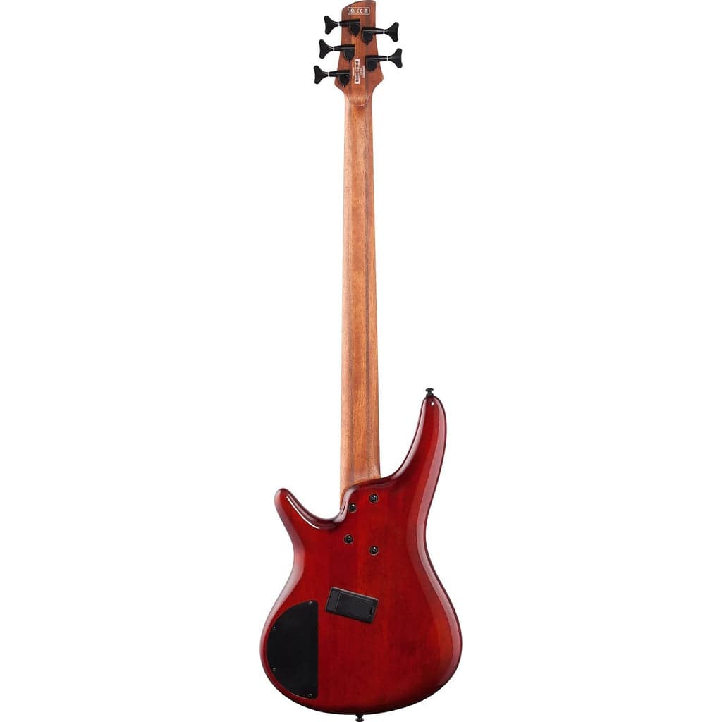 Ibanez Bass Workshop SRMS805 Multi-Scale Bass Guitar - Brown Topaz Burst - Irvine Art And Music