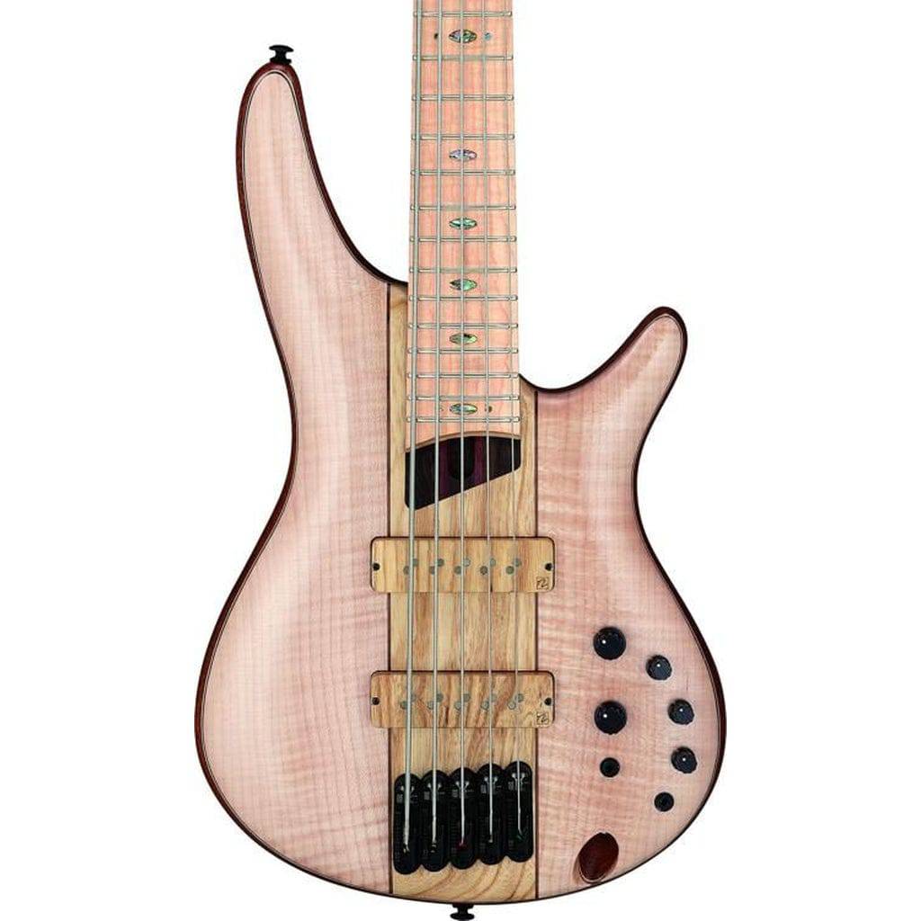 Ibanez Premium SR5FMDX2 5-string Bass Guitar - Natural Low Gloss
