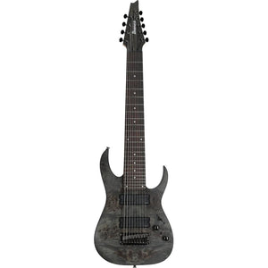 Ibanez Axe Design Lab RG9PB 9-string Electric Guitar - Transparent Gray Flat