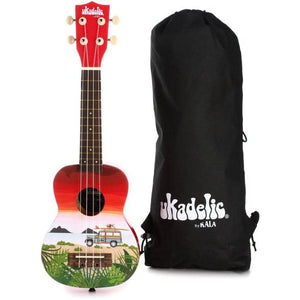 Kala Ukadelic Graphic Top Soprano Ukulele