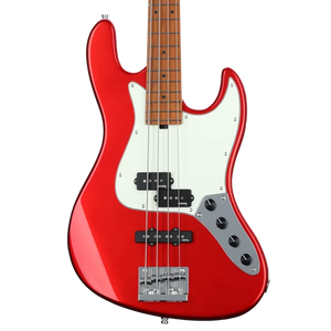 Sadowsky MetroExpress 21 Fret Hybrid P/J Morado Fingerboard 4 String Bass Guitar - Solid Candy Apple Red Metallic High Polish