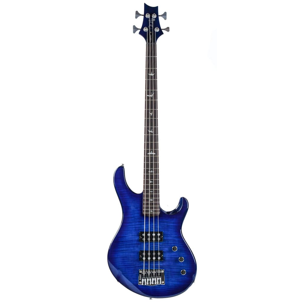 PRS SE Kingfisher Bass Guitar - Faded Blue Wrap Around Burst - Irvine Art And Music