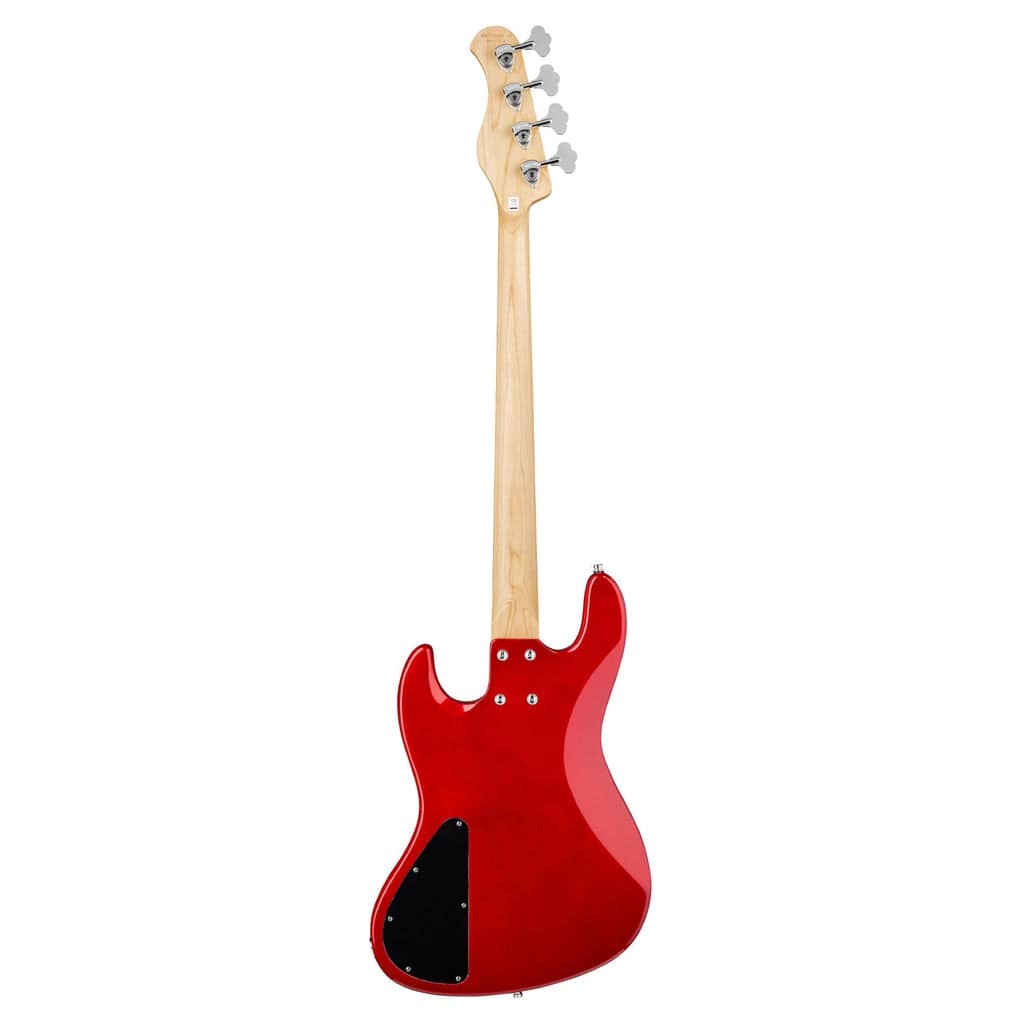 Sadowsky MetroExpress 21 Fret Hybrid P/J Morado Fingerboard 4 String Bass Guitar - Solid Candy Apple Red Metallic High Polish - Irvine Art And Music
