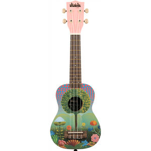 Kala Ukadelic Graphic Top Soprano Ukulele