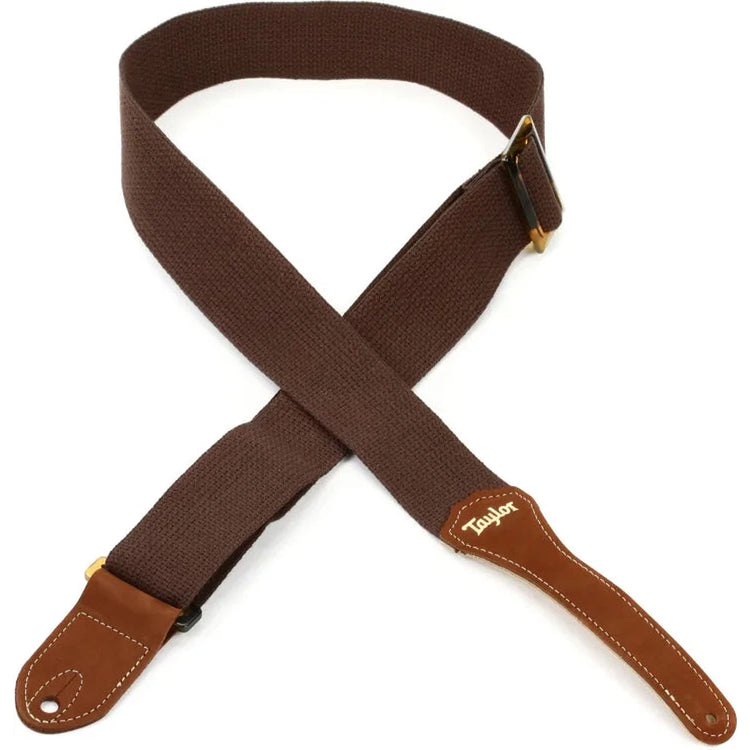 Taylor GS Mini Cotton 2" Guitar Strap (with Amber Buckle)