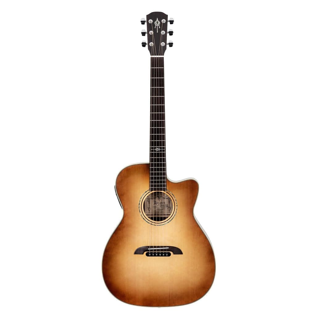 Alvarez Yairi FY70CESHB Standard Folk/OM Acoustic Electric Guitar - Shadow Burst - Irvine Art And Music