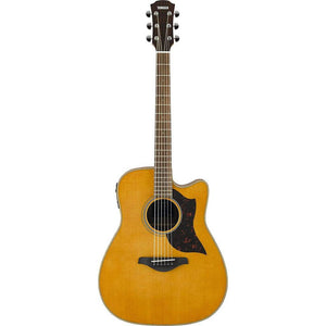 Yamaha A1M Dreadnought Cutaway Acoustic Electric Guitar- Vintage Natural