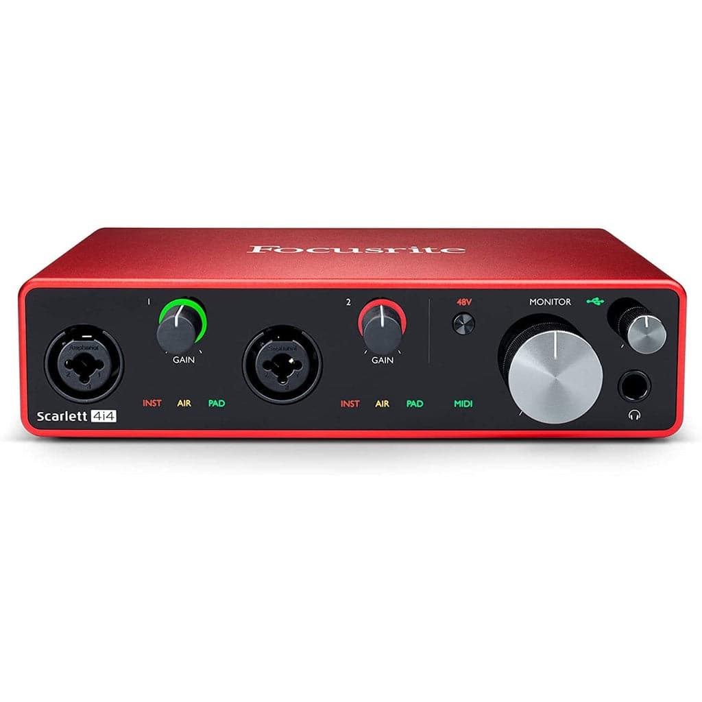 Focusrite Scarlett 4i4 3rd Gen USB Recording Interface