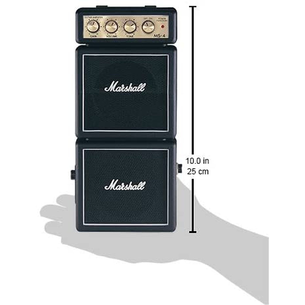 Marshall MS-4 1-watt Battery-powered Micro Stack - Black