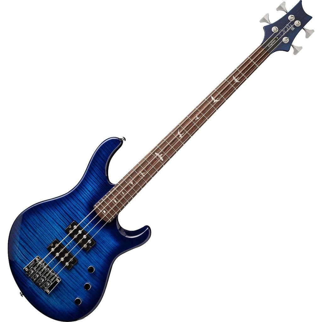 PRS SE Kingfisher Bass Guitar - Faded Blue Wrap Around Burst - Irvine Art And Music