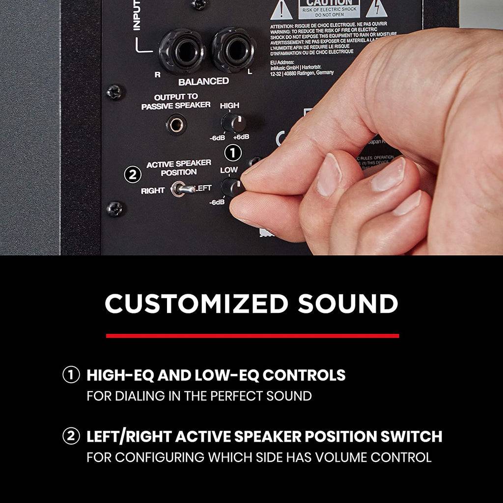 M-Audio BX4 4.5-inch Powered Studio Monitor - Pair - Irvine Art And Music