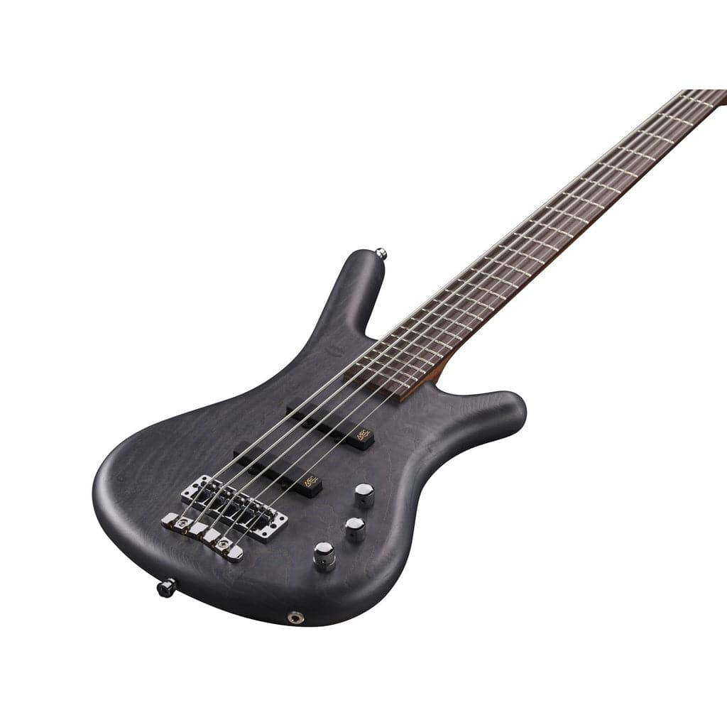 Warwick Pro Series Corvette Standard 5 String Bass Guitar - Nirvana Black  Transparent Satin