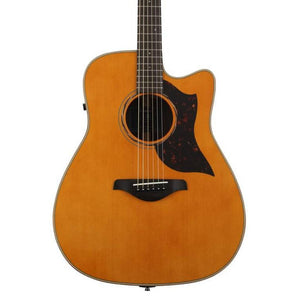 Yamaha A1R Dreadnought Cutaway Acoustic Electric Guitar - Vintage Natural