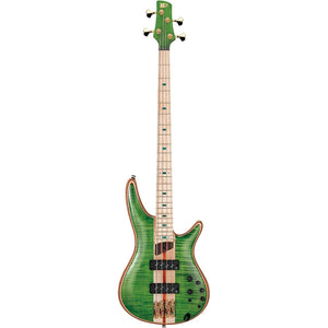 Ibanez Premium SR4FMDX 4-string Bass Guitar - Emerald Green Low Gloss