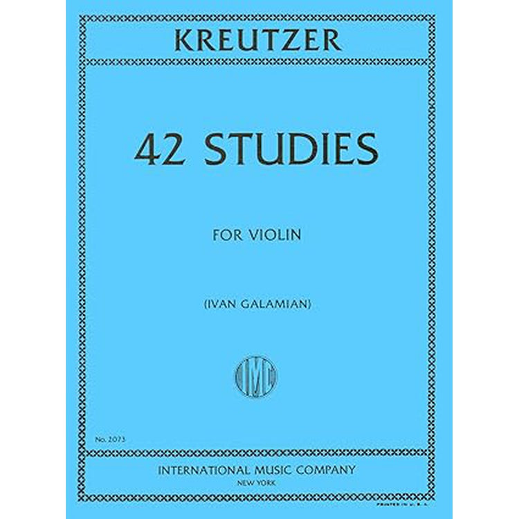 Kreutzer - 42 Studies For Violin No.2073