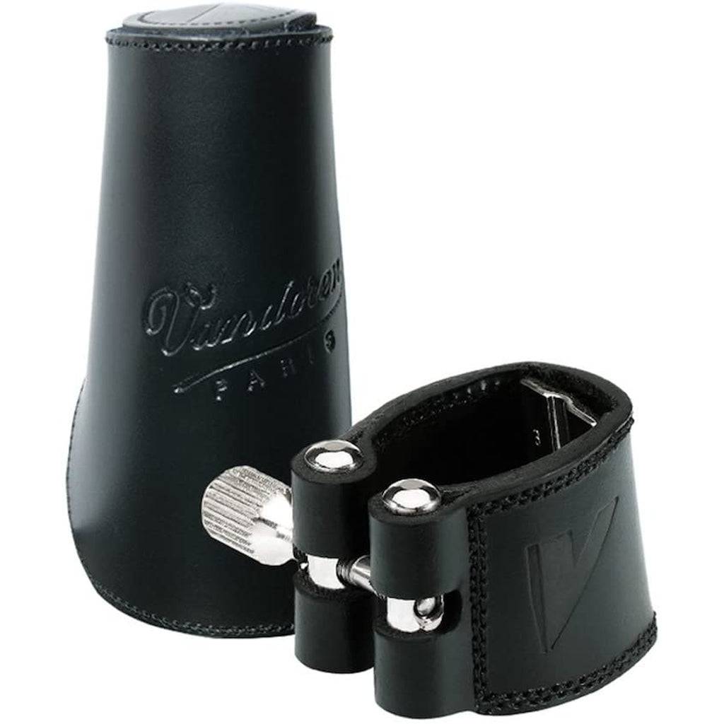 Vandoren LC21L Leather Bb Clarinet Ligature with Leather Cap