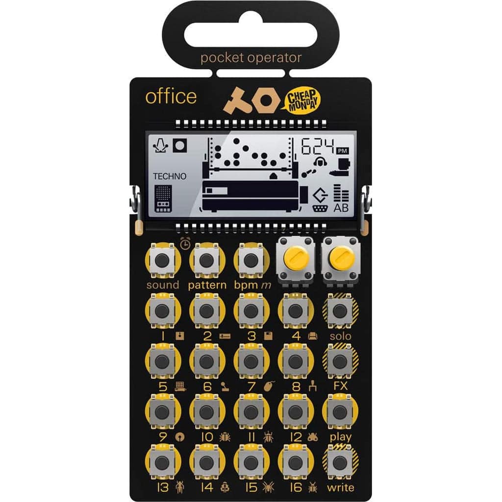 Teenage Engineering PO-24 Pocket Operator Office Percussion Drum Machine and Sequencer