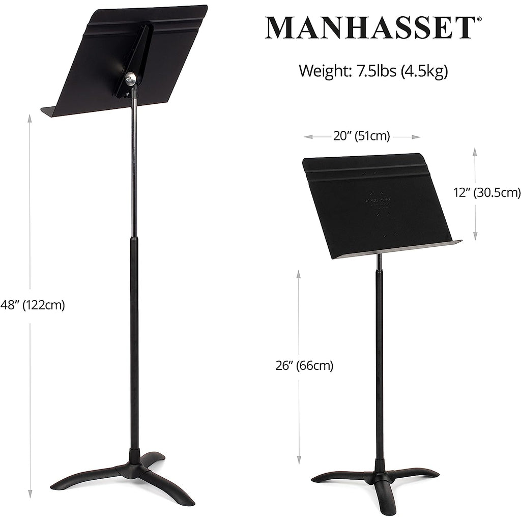 Manhasset Model 48 Symphony Music Stand - Black - Irvine Art And Music