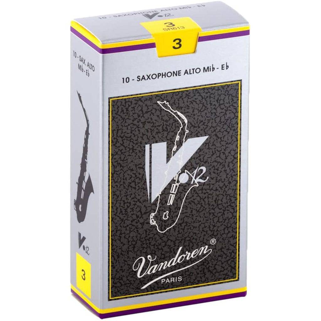 Vandoren V12 Alto Saxophone Reeds - 10 Pack