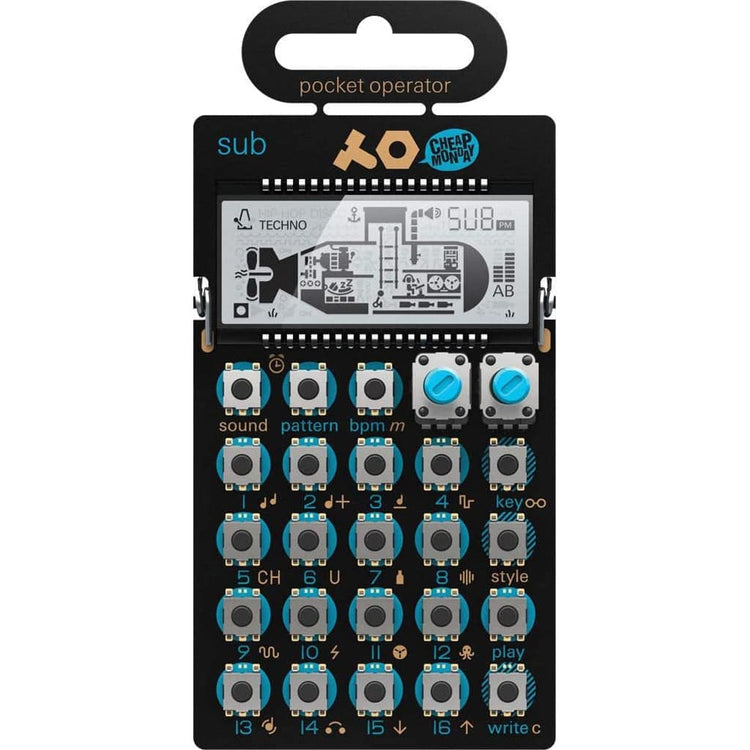 Teenage Engineering PO-14 Pocket Operator Sub Bass Synthesizer and Sequencer