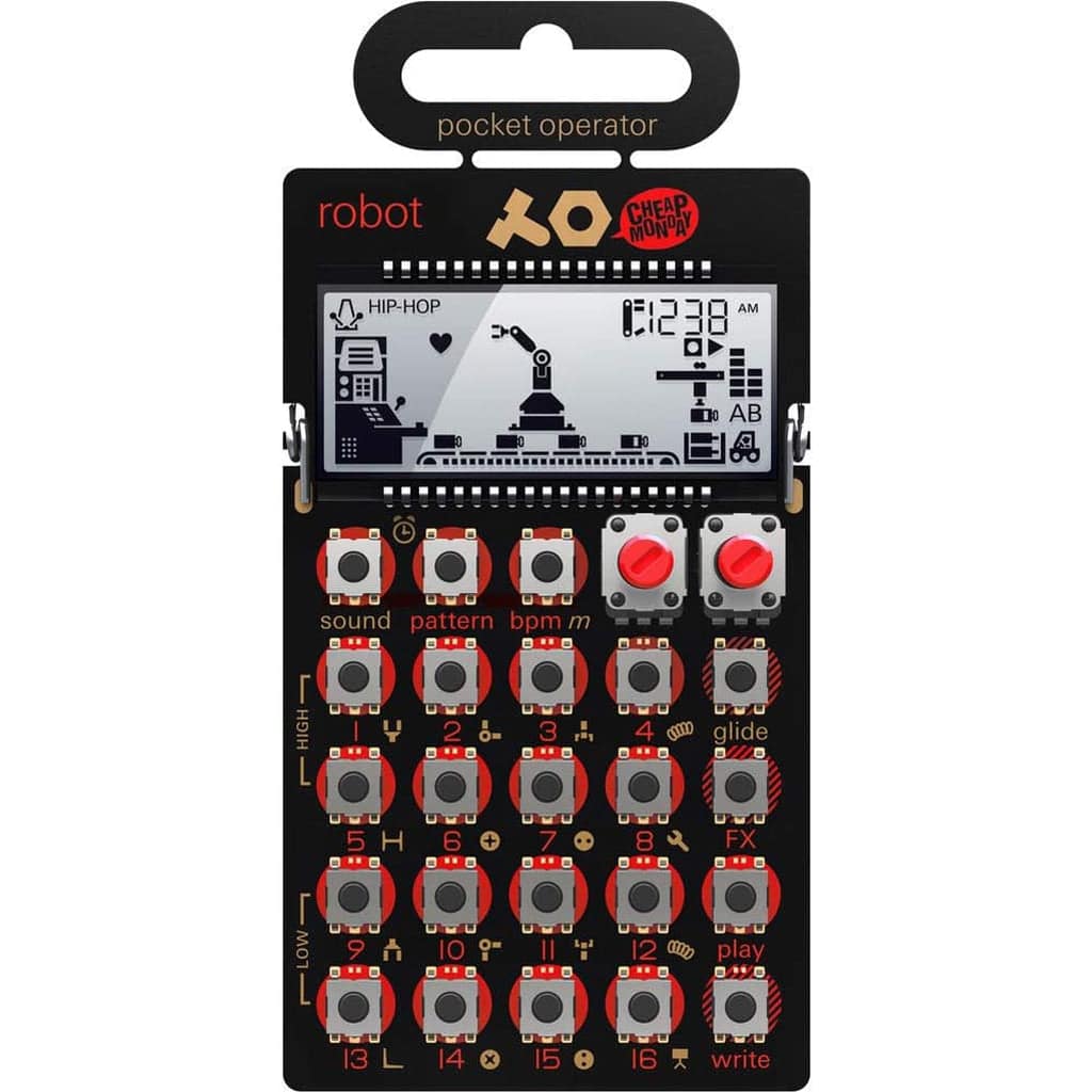 Teenage Engineering PO-28 Pocket Operator Robot Live Performance Synthesizer and Sequencer