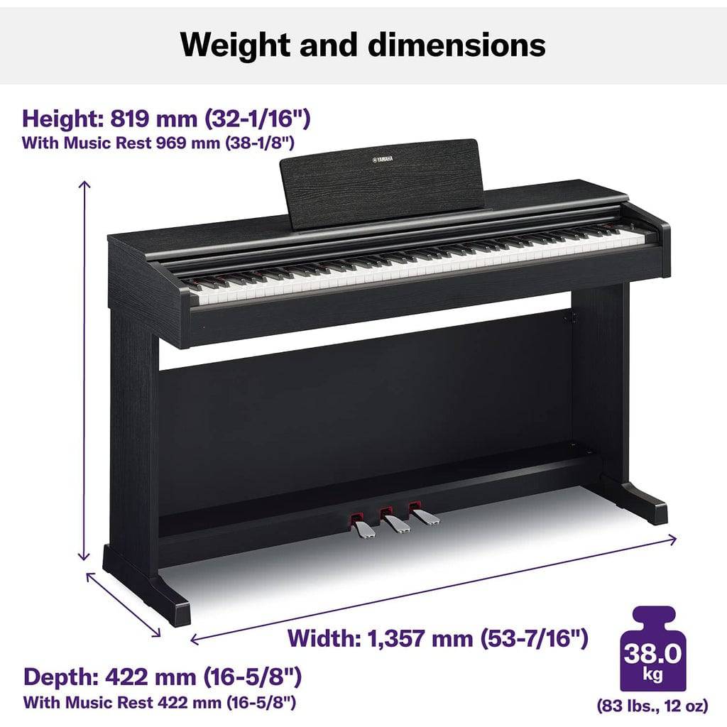 Yamaha Arius YDP-145 Digital Home Piano with Bench