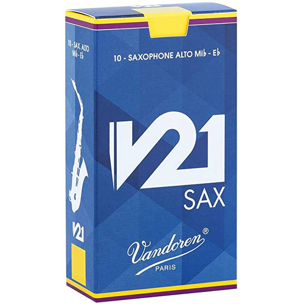 Vandoren V21 Alto Saxphone Reeds - 10 Pack - Irvine Art And Music