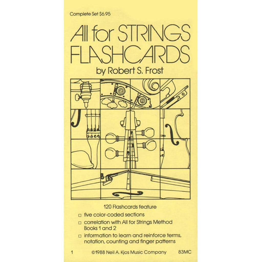 All For Strings - Theory Workbook 1 Flashcards by Gerald E Anderson and Robert S Frost