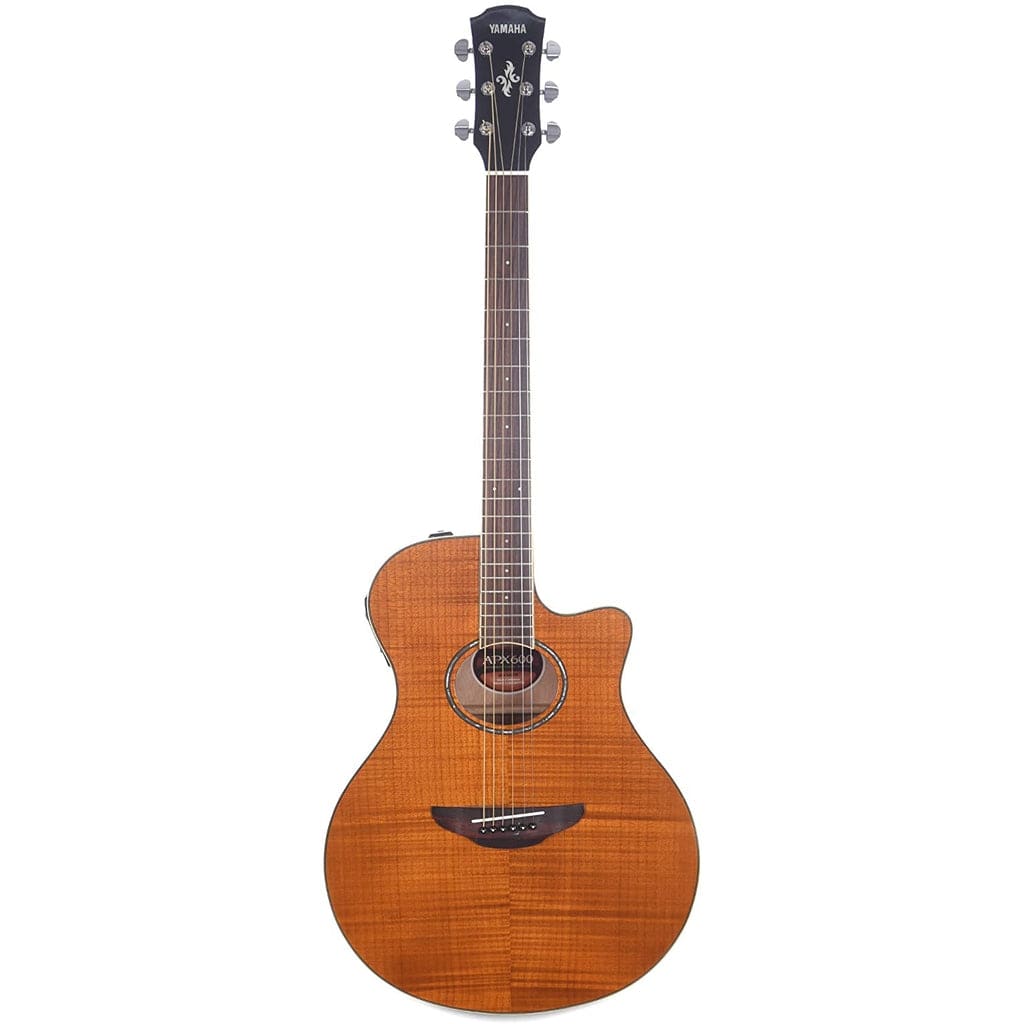 Yamaha APX600FM Flame Maple Acoustic-Electric Guitar - Amber - Irvine Art And Music