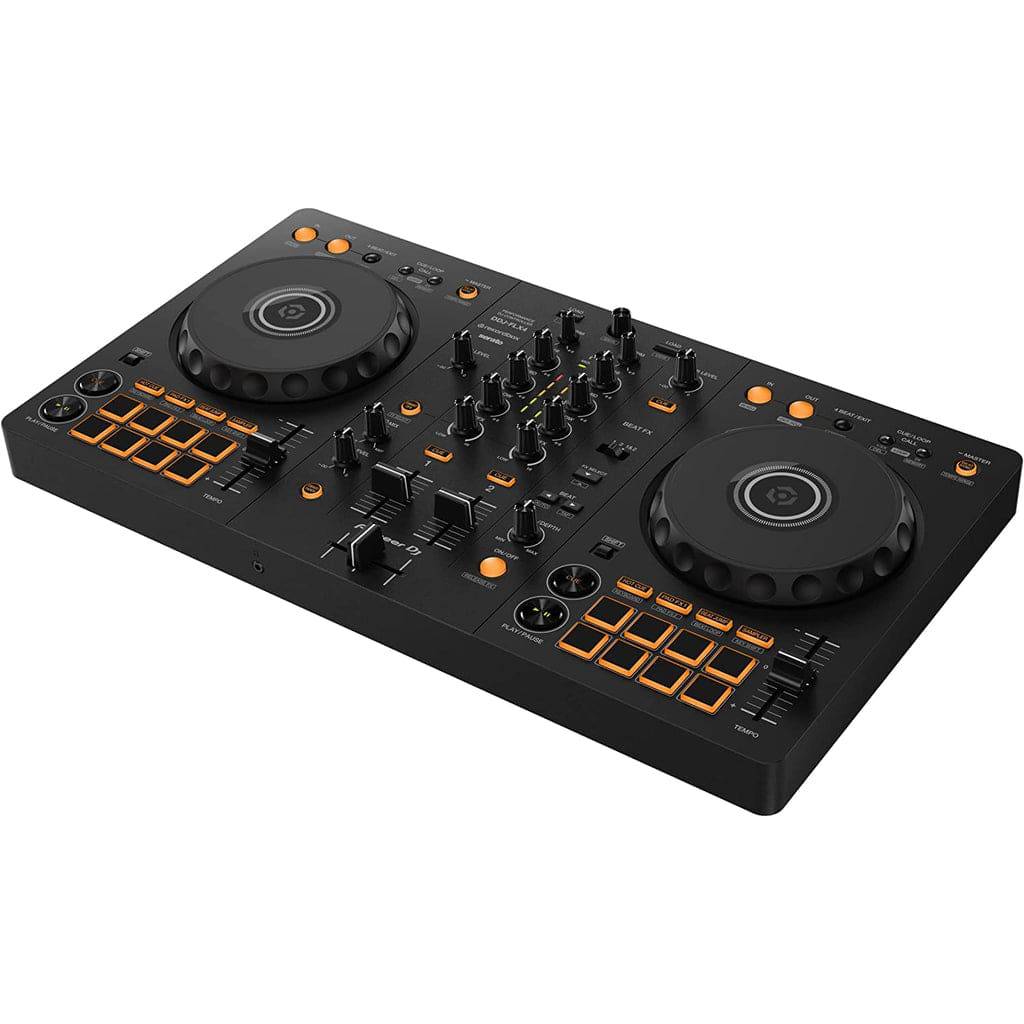 Pioneer DJ DDJ-FLX4 2-deck Rekordbox and Serato DJ Controller - Black