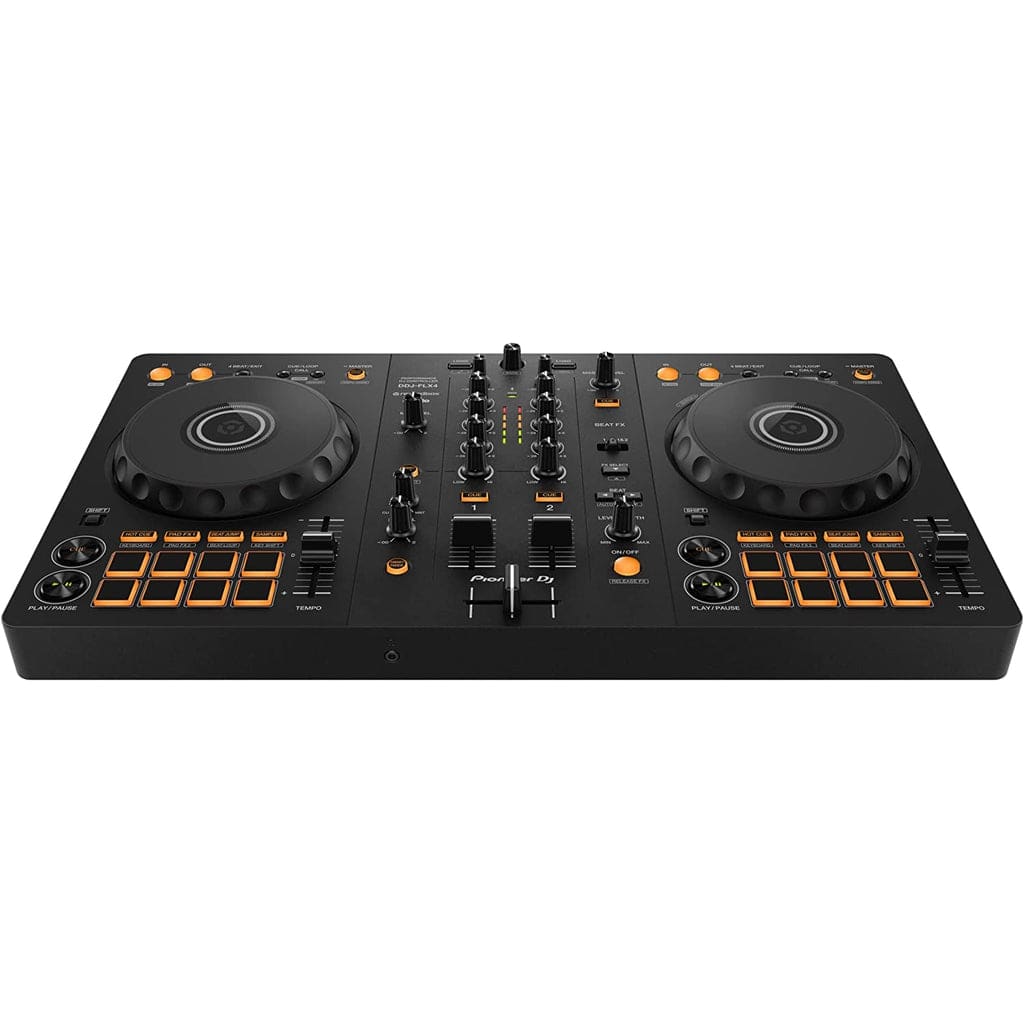 Pioneer DJ DDJ-FLX4 2-deck Rekordbox and Serato DJ Controller - Black