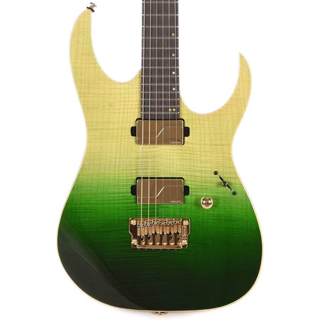 Ibanez Luke Hoskin Signature LHM1 Electric Guitar - Transparent Green Gradiation