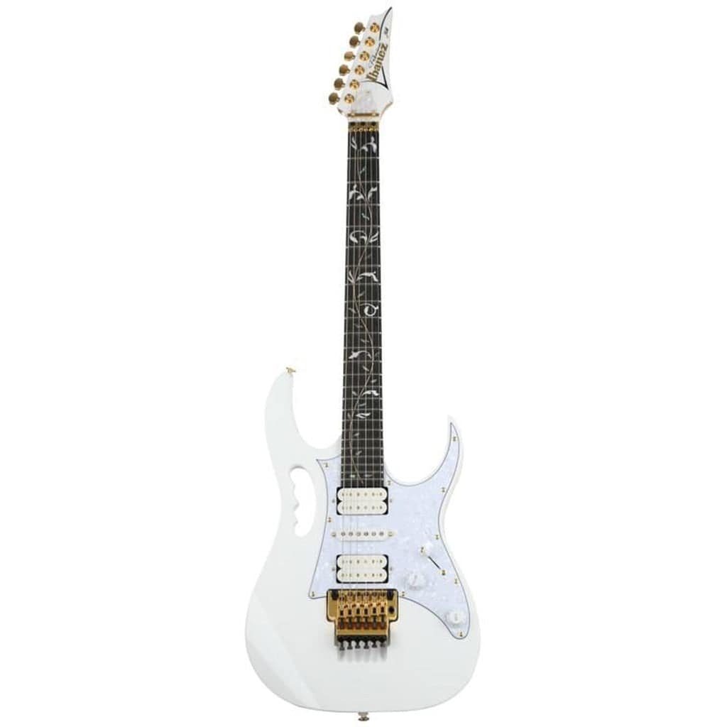 Ibanez Steve Vai Signature Premium JEM7VP Electric Guitar - White - Irvine Art And Music