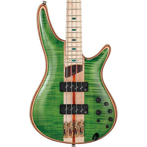 Ibanez Premium SR4FMDX 4-string Bass Guitar - Emerald Green Low Gloss