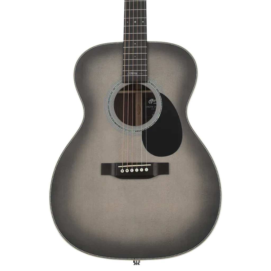 Martin OMJM John Mayer 20th Anniversary Acoustic-Electric Guitar - Platinum Gray Burst