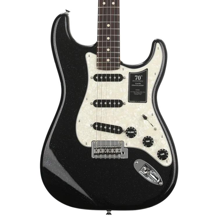 Fender 70th Anniversary Player Stratocaster Electric Guitar with Rosewood Fingerboard - Nebula Noir