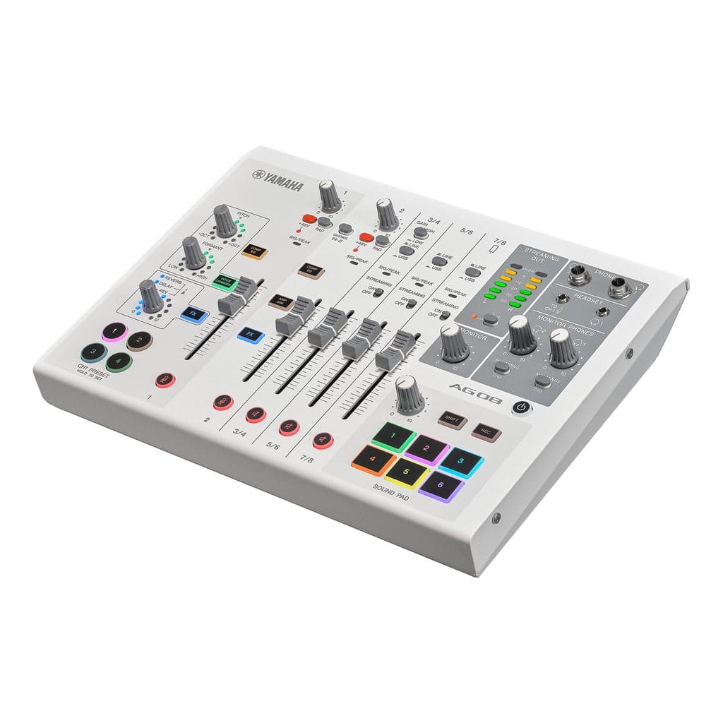 Yamaha AG08 All-In-One 8-Channel Live Streaming Mixer - Irvine Art And Music